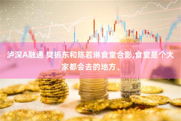 泸深A融通 樊振东和陈若琳食堂合影,食堂是个大家都会去的地方、