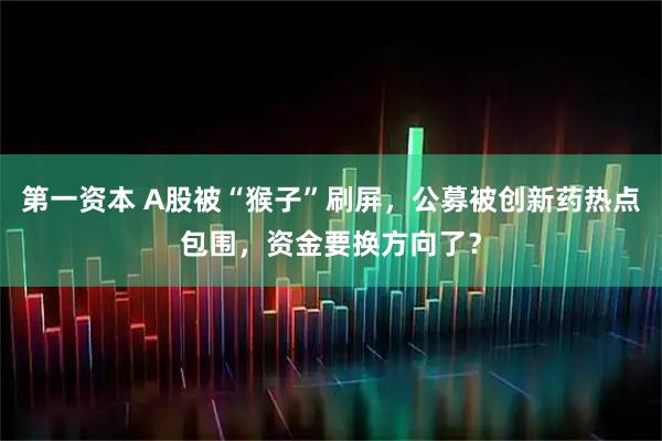 第一资本 A股被“猴子”刷屏，公募被创新药热点包围，资金要换方向了？